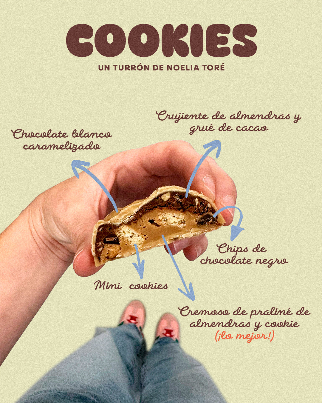 Turrón de Cookies x Noelia Toré